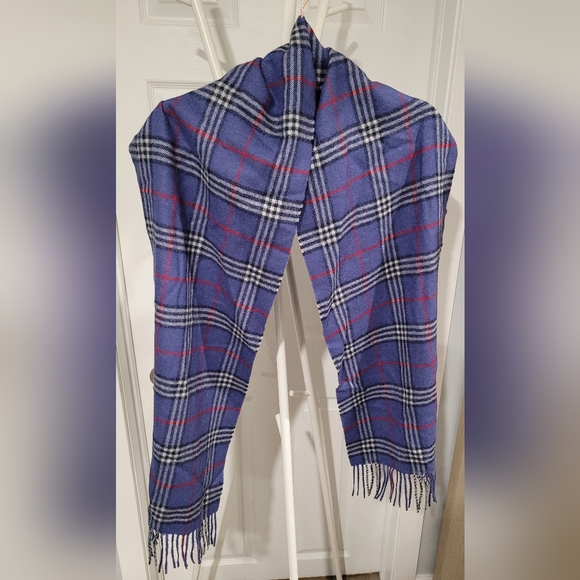 Purple Plaid 100% Baby Alpaca Made In PERU - Picture 4 of 5